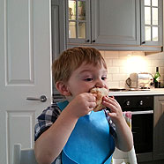 Even a bib doesn't help much