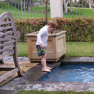 It's never too cold for Grandma's pond